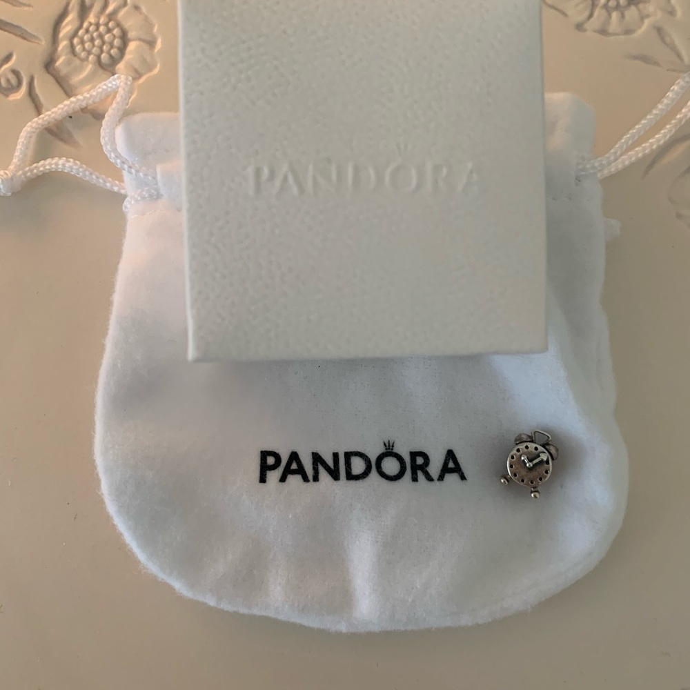 Pandora clock charm